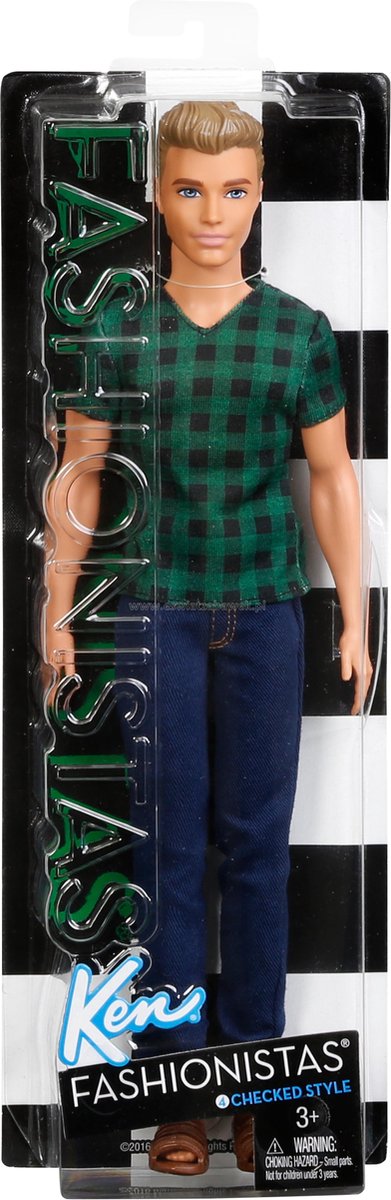 Barbie tienerpop Ken Fashionista junior 30 cm 5 delig