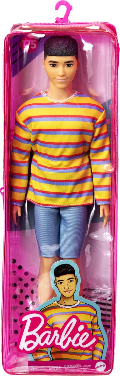 Barbie tienerpop Ken Fashionista junior 30 cm 5 delig