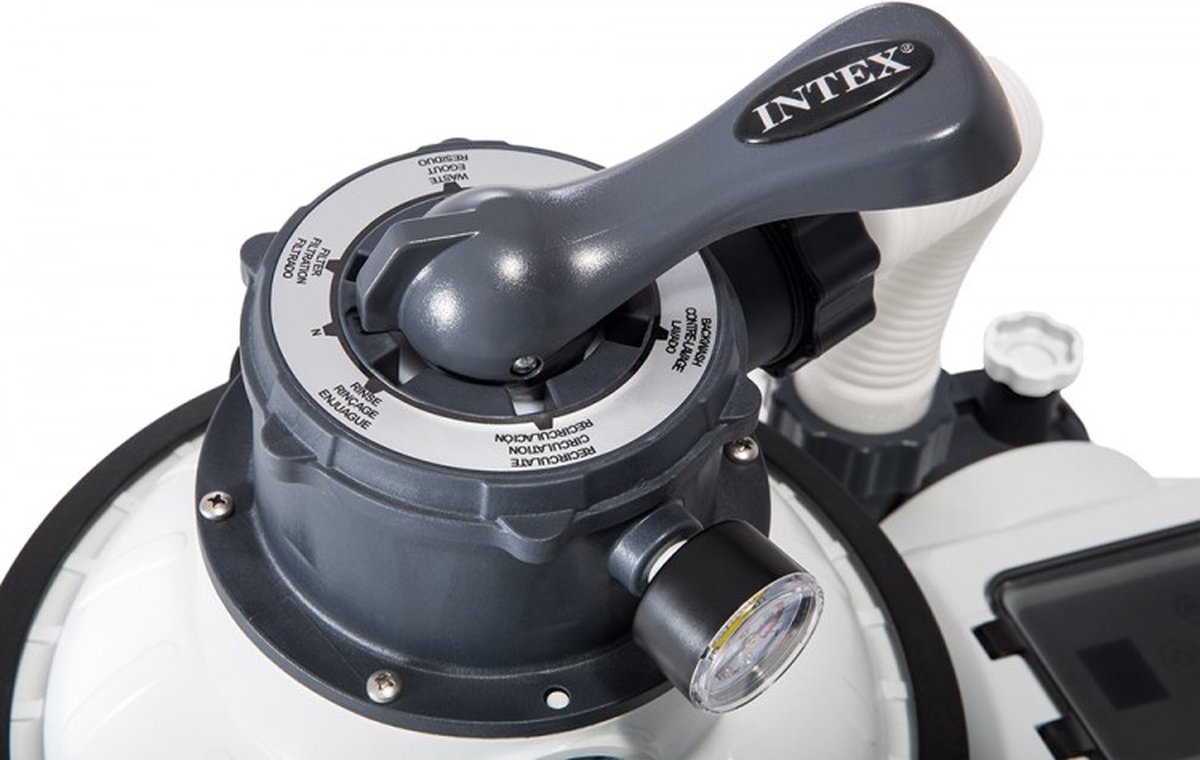 Intex zandfilterpomp 220 240V 10m3 liter per uur wit