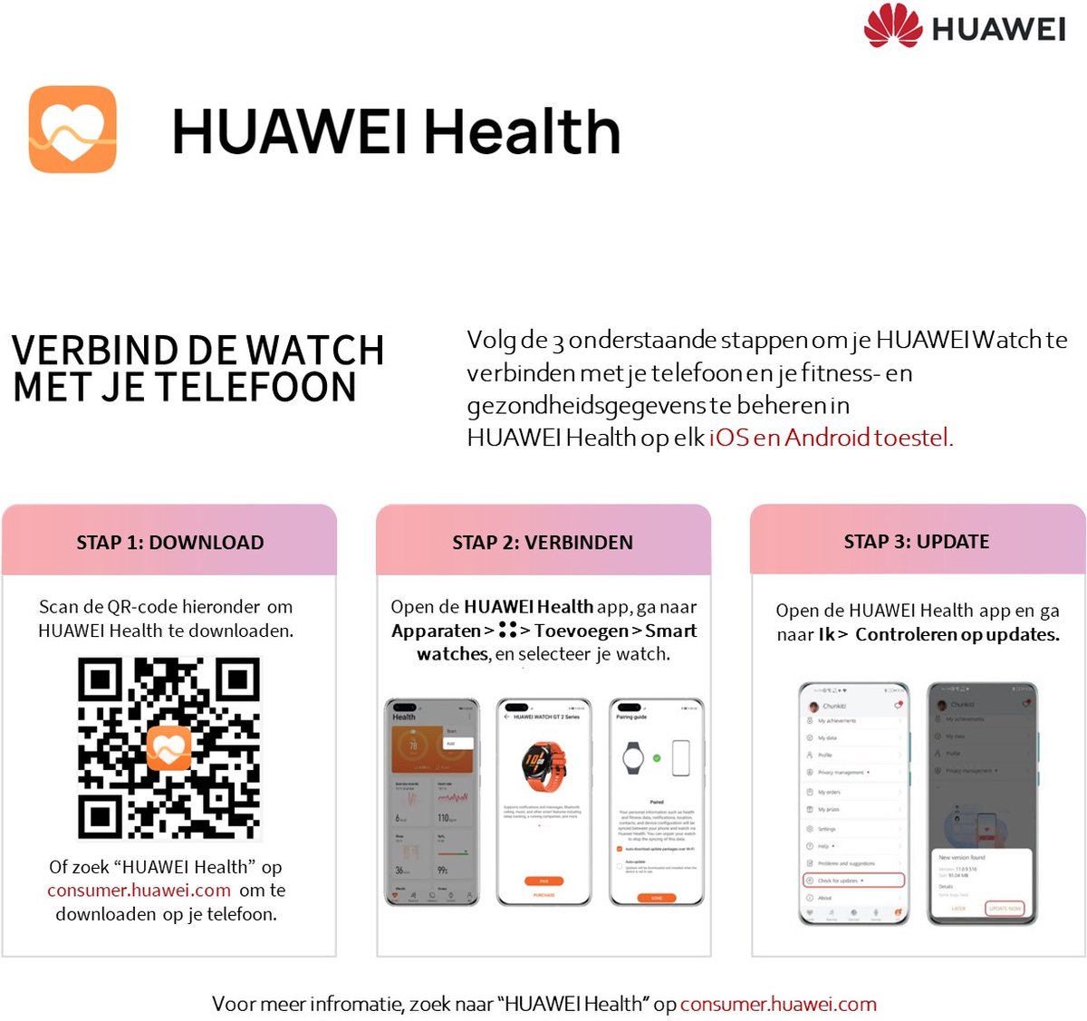 Huawei Watch GT 3 Active 42mm - Zwart