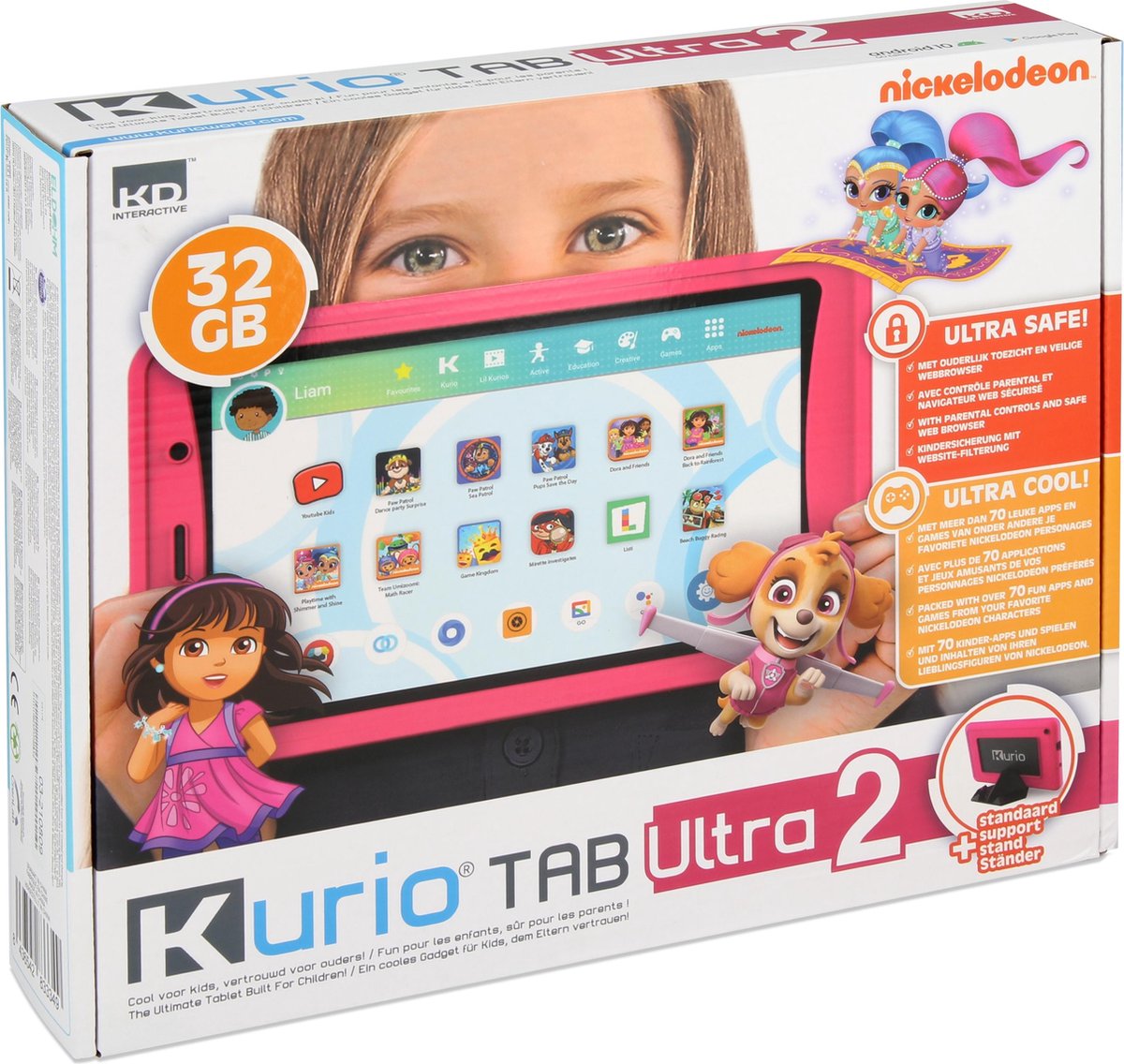 Kurio Tab Ultra 2 Nickelodeon 32GB - Roze