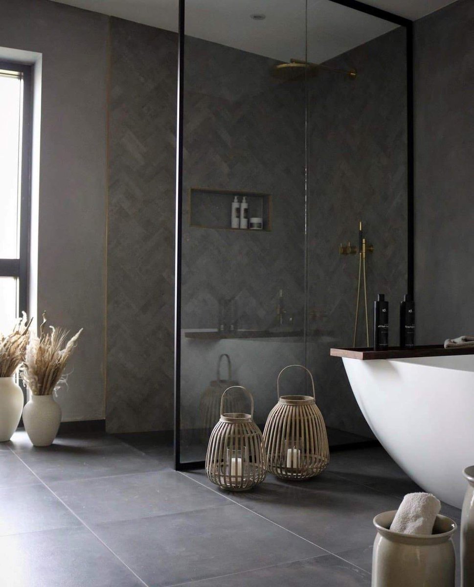 Villa Collection Bamboe Lantaarn H 30 cm - Naturel - Bruin