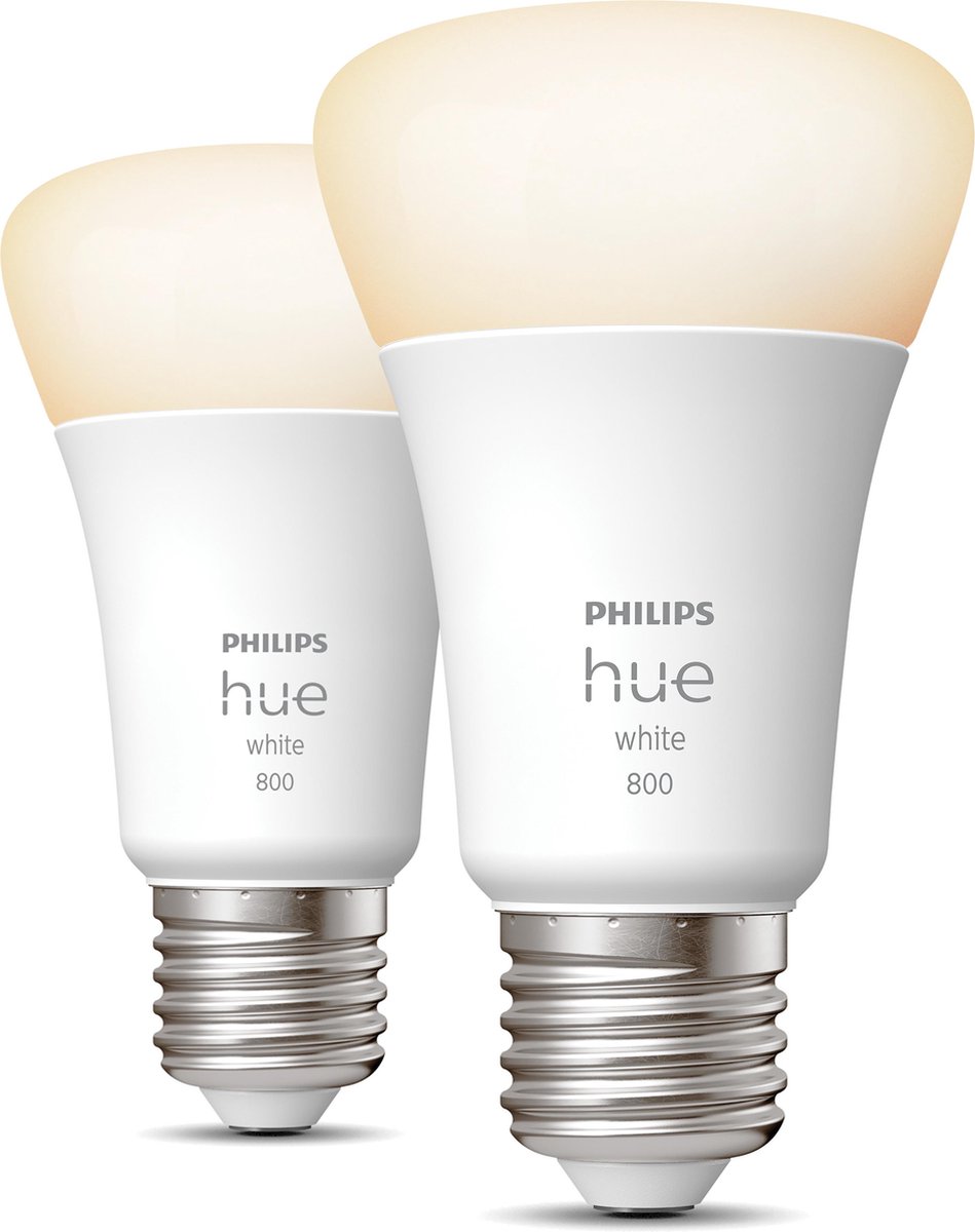 Philips White E27 Duo pack
