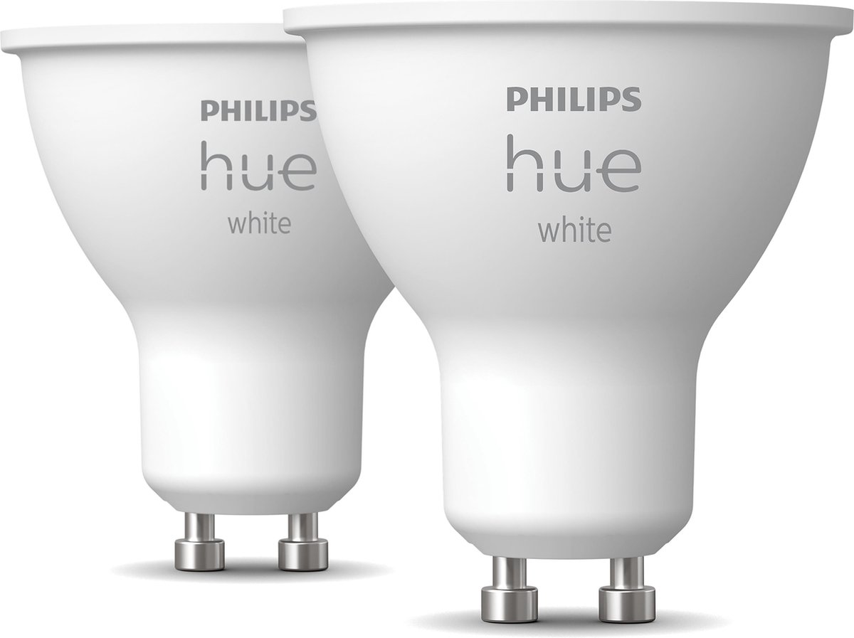 Philips White GU10 Duo pack