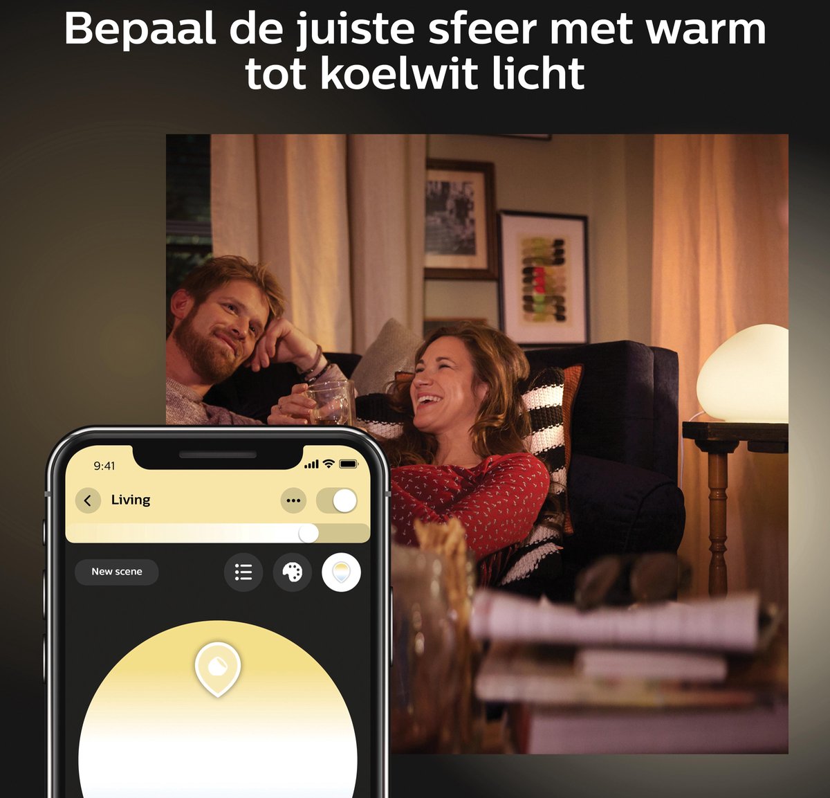 Philips Wellness tafellamp - Wit