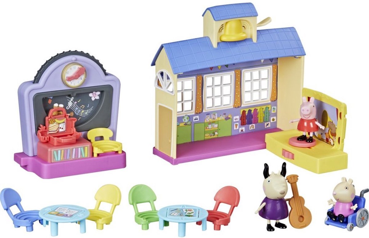Peppa Pig speelset Peppa's School junior 15 delig