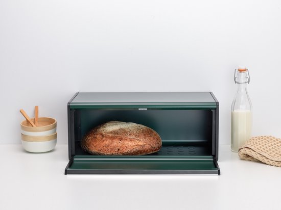 Brabantia Broodtrommel met Klepdeksel - Groen