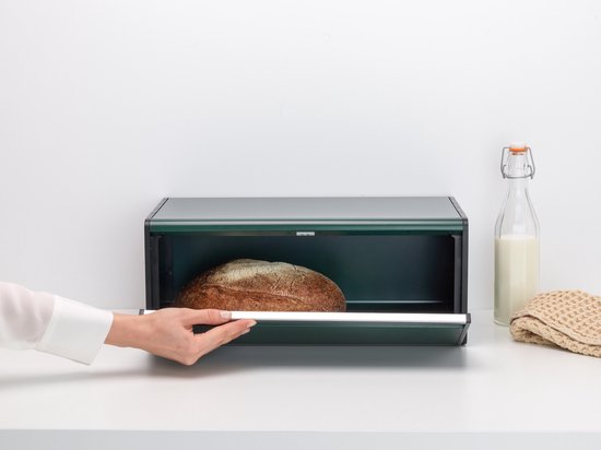 Brabantia Broodtrommel met Klepdeksel - Groen