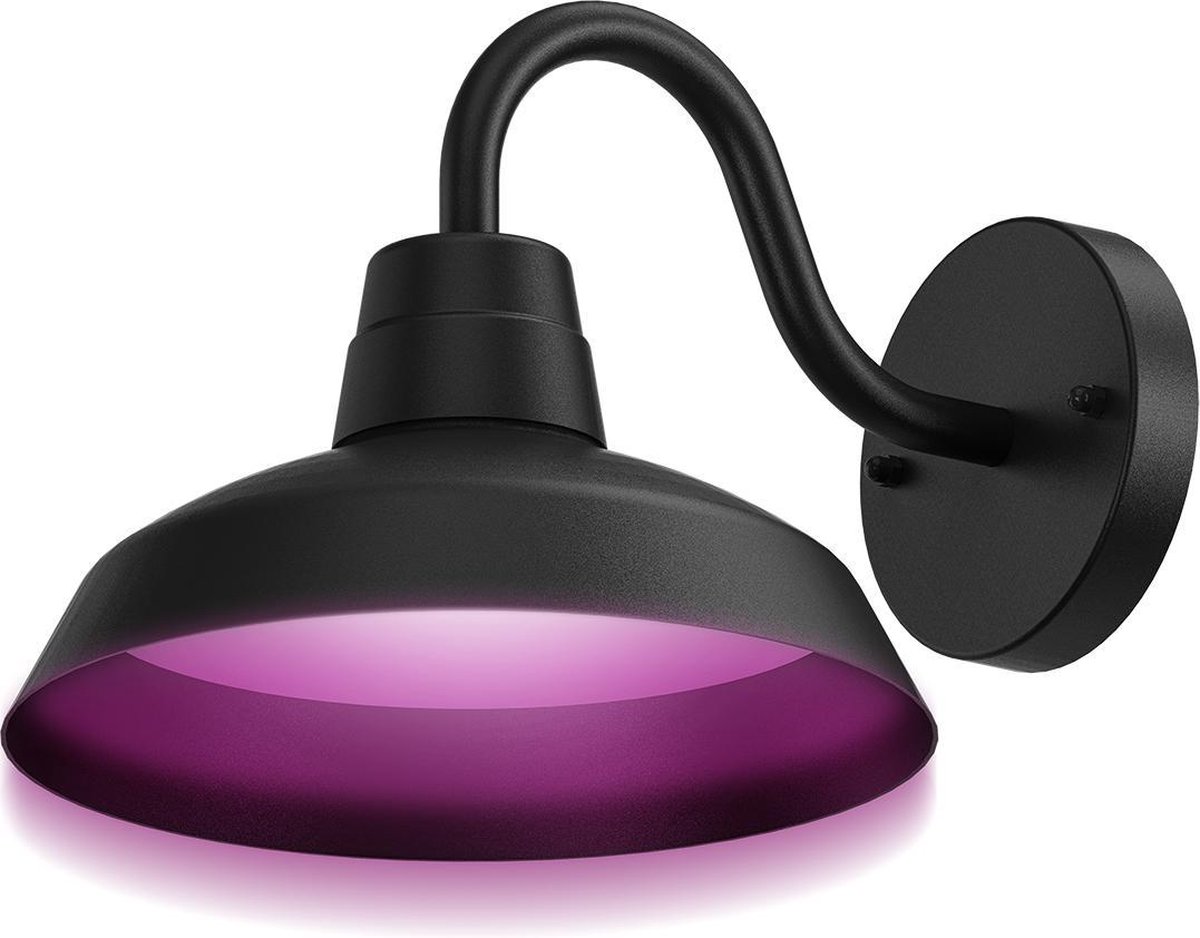 Calex Smart Outdoor Classic Wandlamp - Zwart
