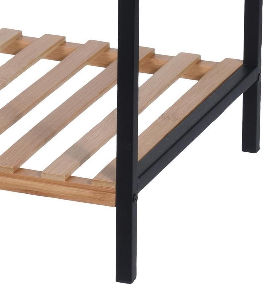 Huismerk Premium Badkamerrek Bamboe - 38 X 32,5 X 95 CM - Bruin