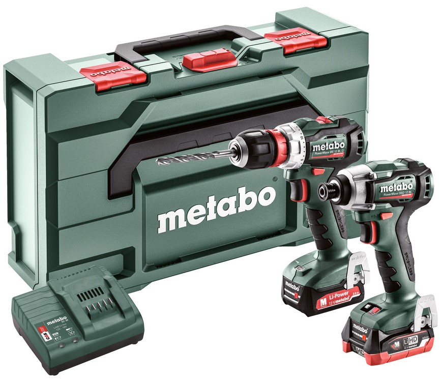 Metabo PowerMaxx BS 12 BL Q + PowerMaxx SSD 12 BL Combiset