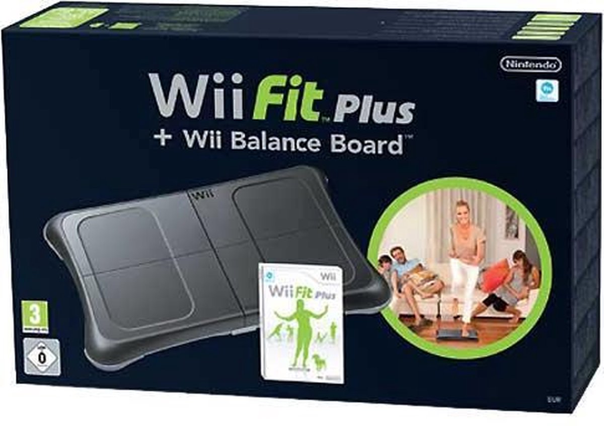 Nintendo Wii Fit Plus + Balance Board (Black)