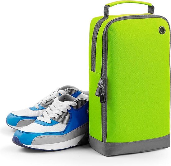 Bagbase Delux Schoenentas Lime Green 8 Liter - Groen