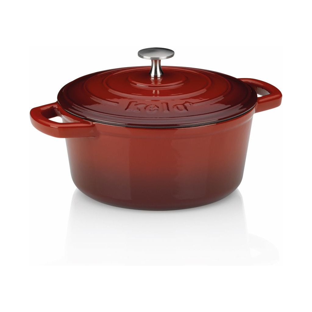 Kela Calido Braadpan 21 cm - Rood