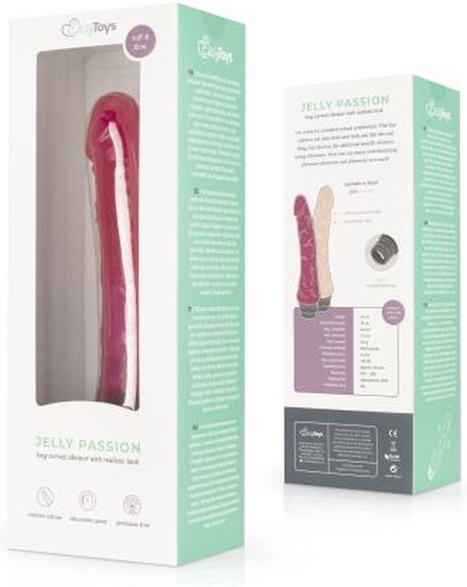 Jelly Passion - Realistische Vibrator - - Roze