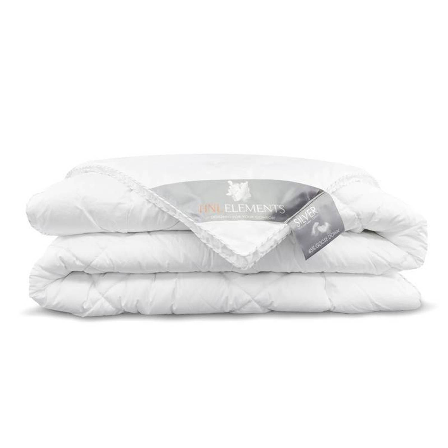 Heckett & Lane Donzen Dekbed - 1-persoons (140x220 Cm) - Volwassen - Silver