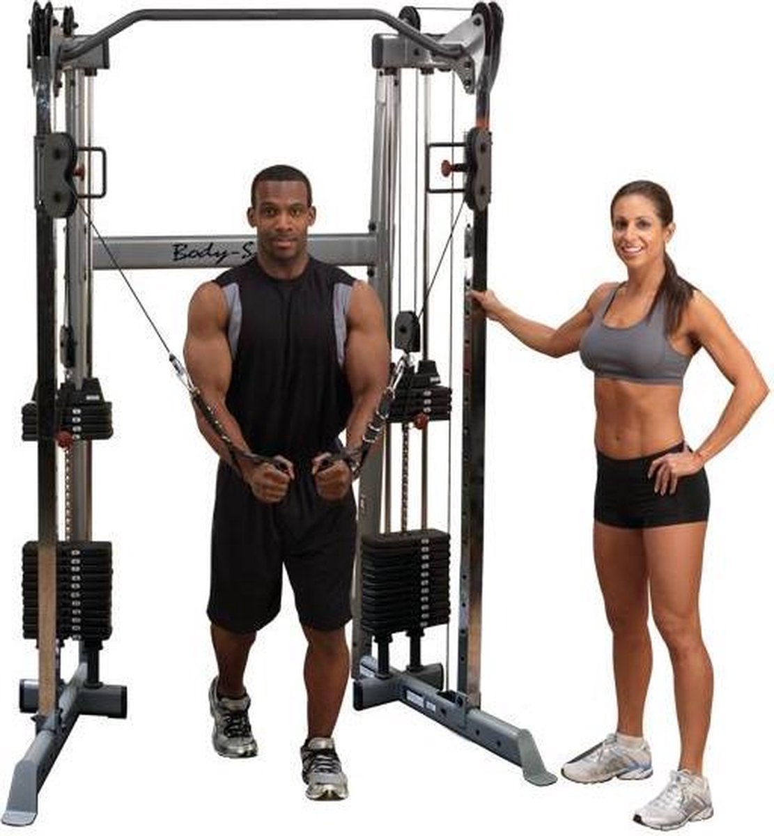 Body-Solid Cable Crossover - Functional Trainer Gdcc210 - Grijs