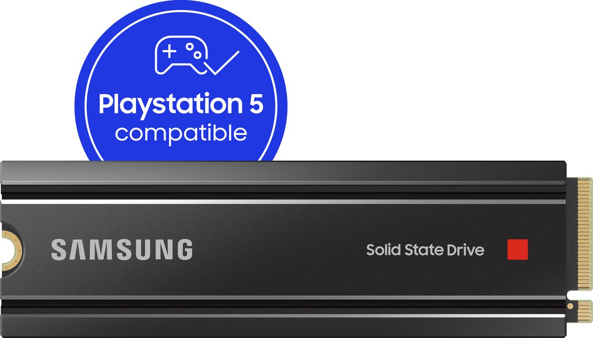 Samsung SSD 980 Pro 2TB Heatsink - Zwart