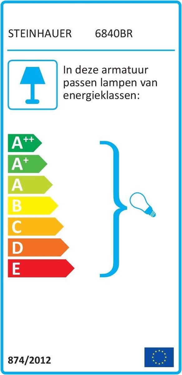 Lightning - Landelijke Wandlamp Hangend 1-l. Glas - Brons - Bruin