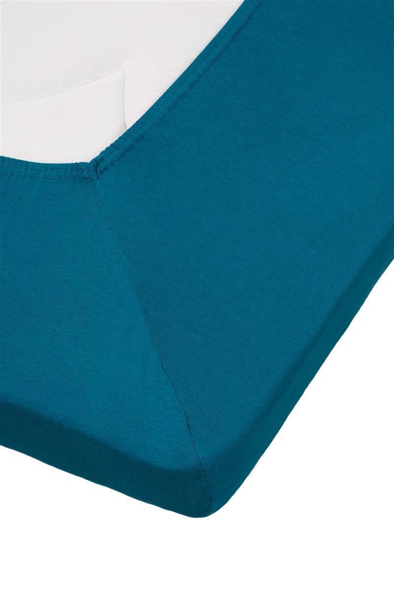 Beddinghouse Jersey Topper Hoeslaken - 100% Gebreide Jersey Katoen - 1-persoons (70/90x200/220 Cm) - Sea Green - Groen