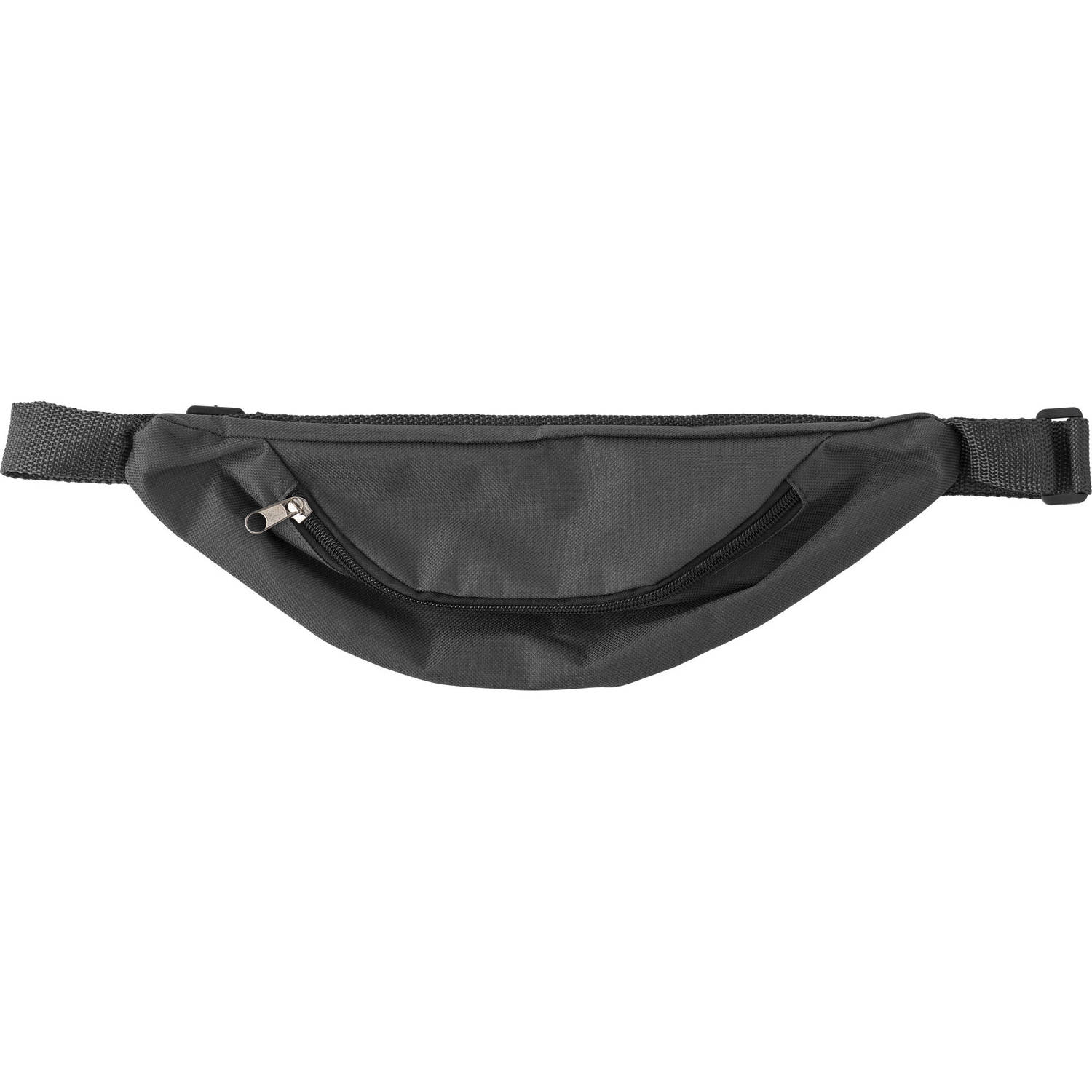 Bellatio Design Heuptasje/buideltasje/fanny Pack 35 X 11,5 Cm - Heuptassen - Zwart