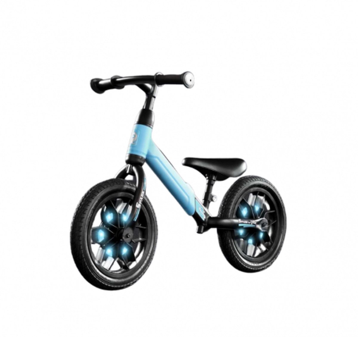Qplay Loopfiets Met 2 Wielen Spark 12 Inch Junior/zwart - Blauw