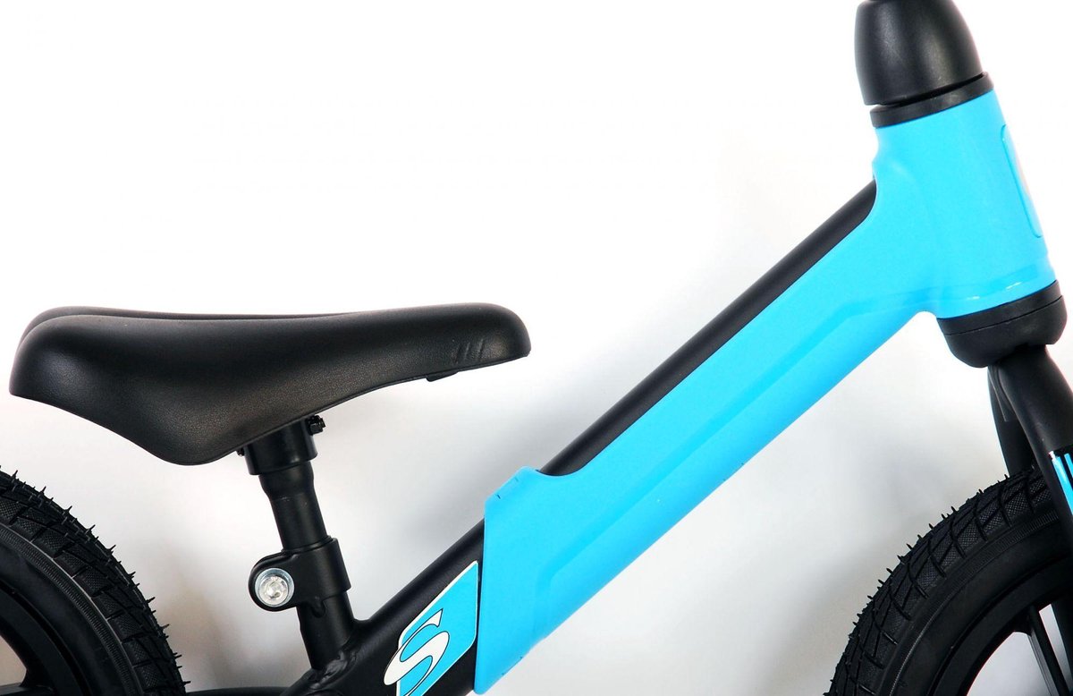 Qplay Loopfiets Met 2 Wielen Spark 12 Inch Junior/zwart - Blauw