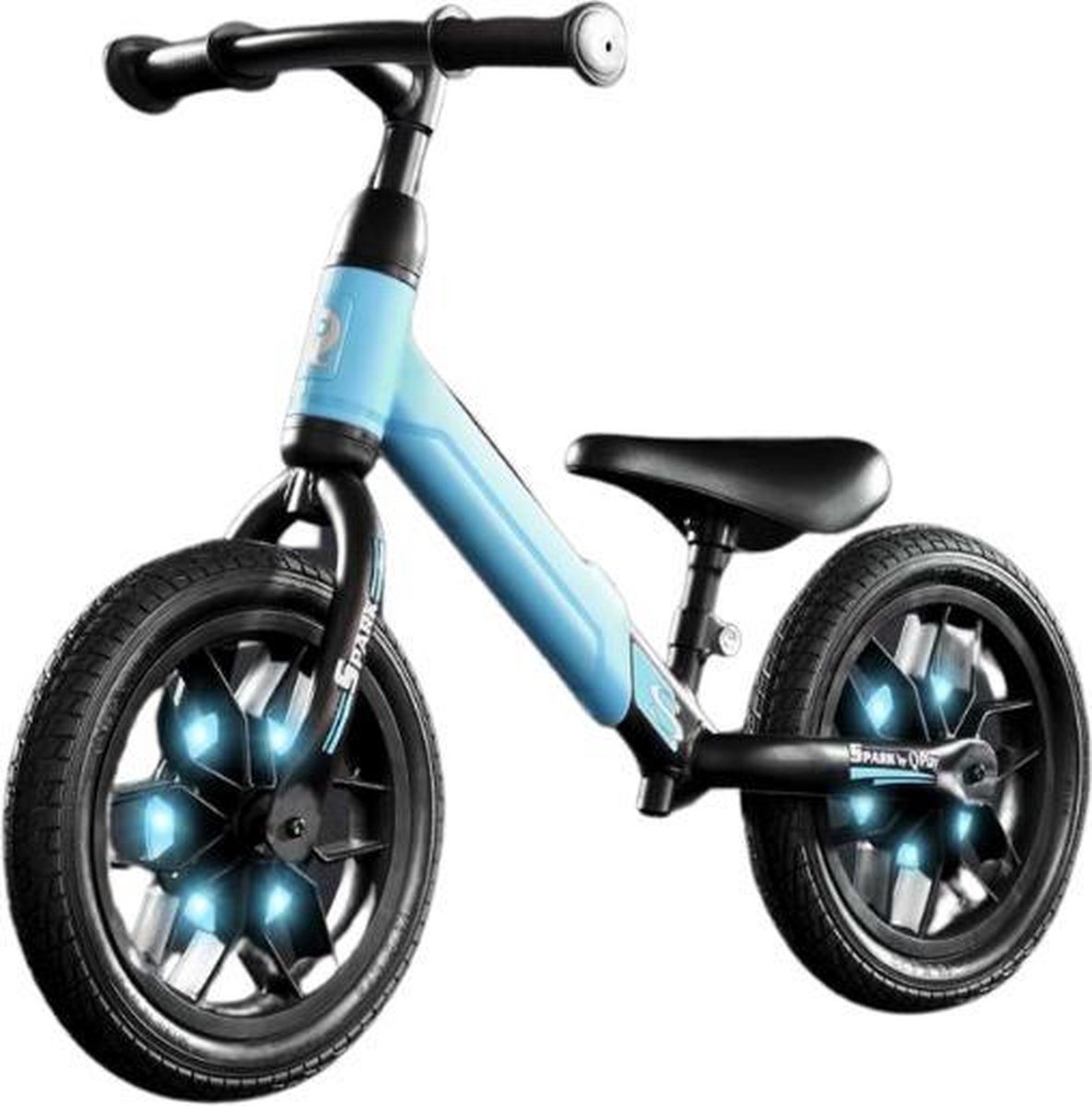 Qplay Loopfiets Met 2 Wielen Spark 12 Inch Junior/zwart - Blauw