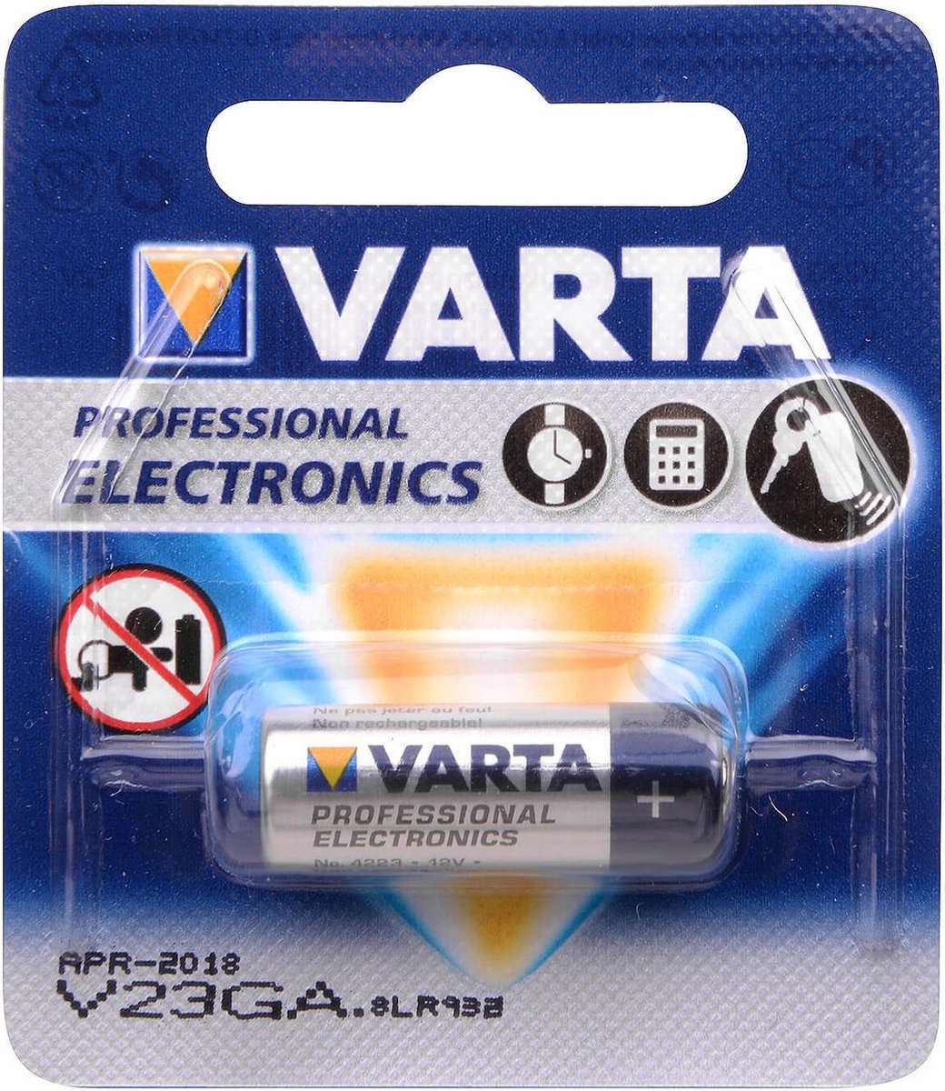 Varta Batterij Electronic V23ga Mn21 +Irb ! 4223101401