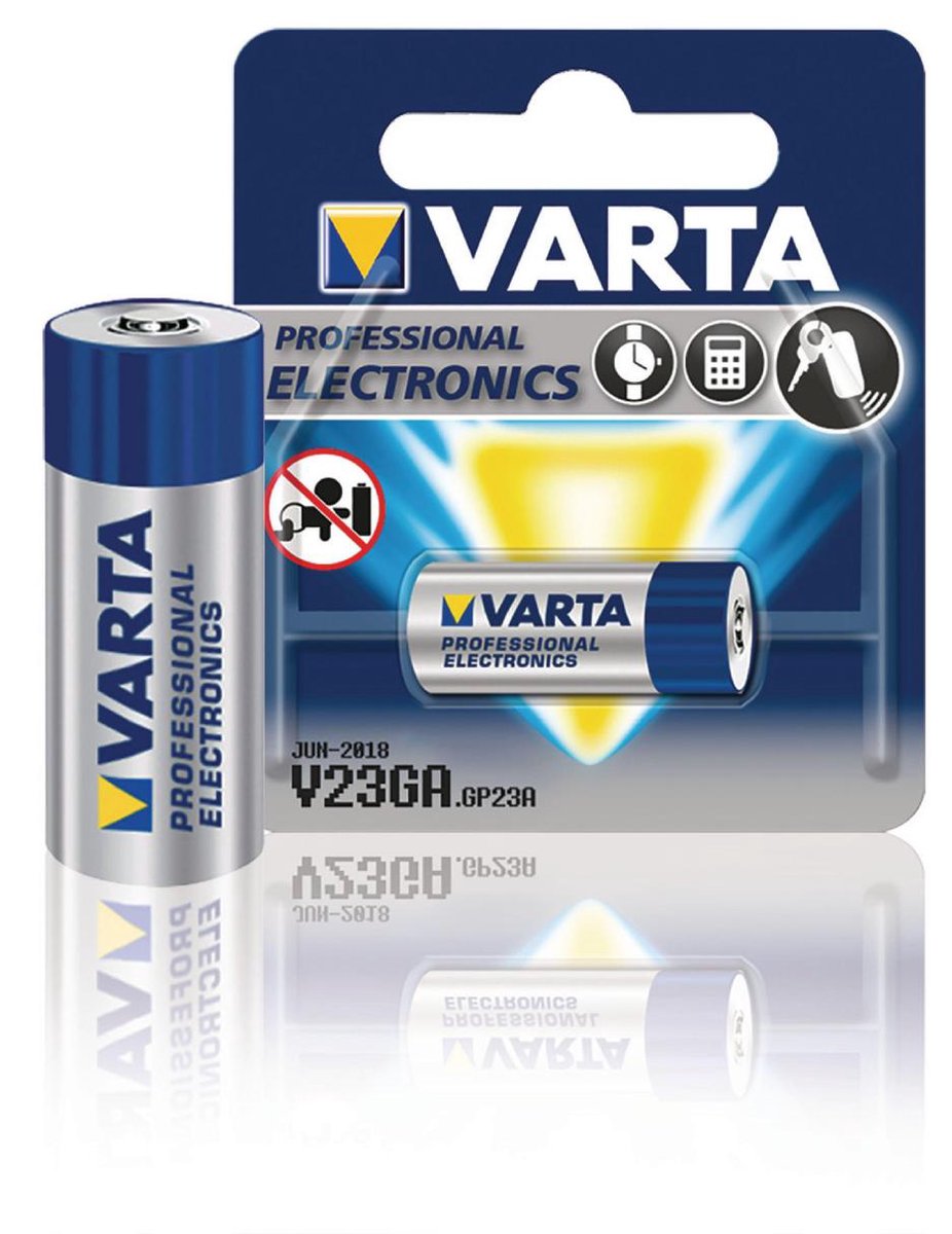 Varta Batterij Electronic V23ga Mn21 +Irb ! 4223101401