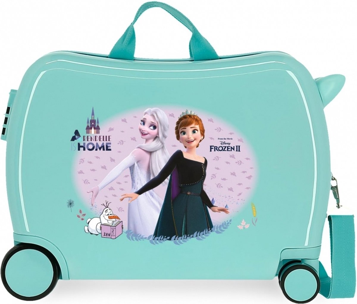 Frozen Meisjes Abs Rol Zit Koffer 50x38x20 - Groen