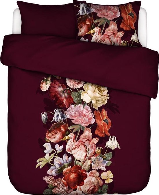 Essenza " Anneclaire Dekbedovertrek 200 x 220 cm " - Rood