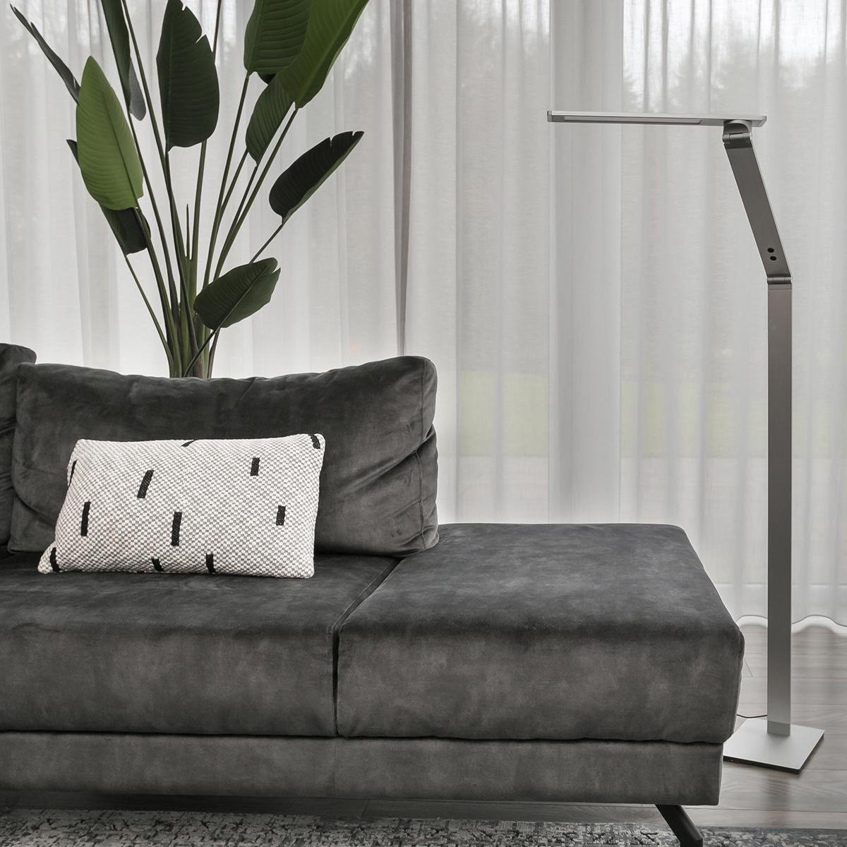 Steinhauer Vloerlamp Serenade Led 2685st Staal - Silver
