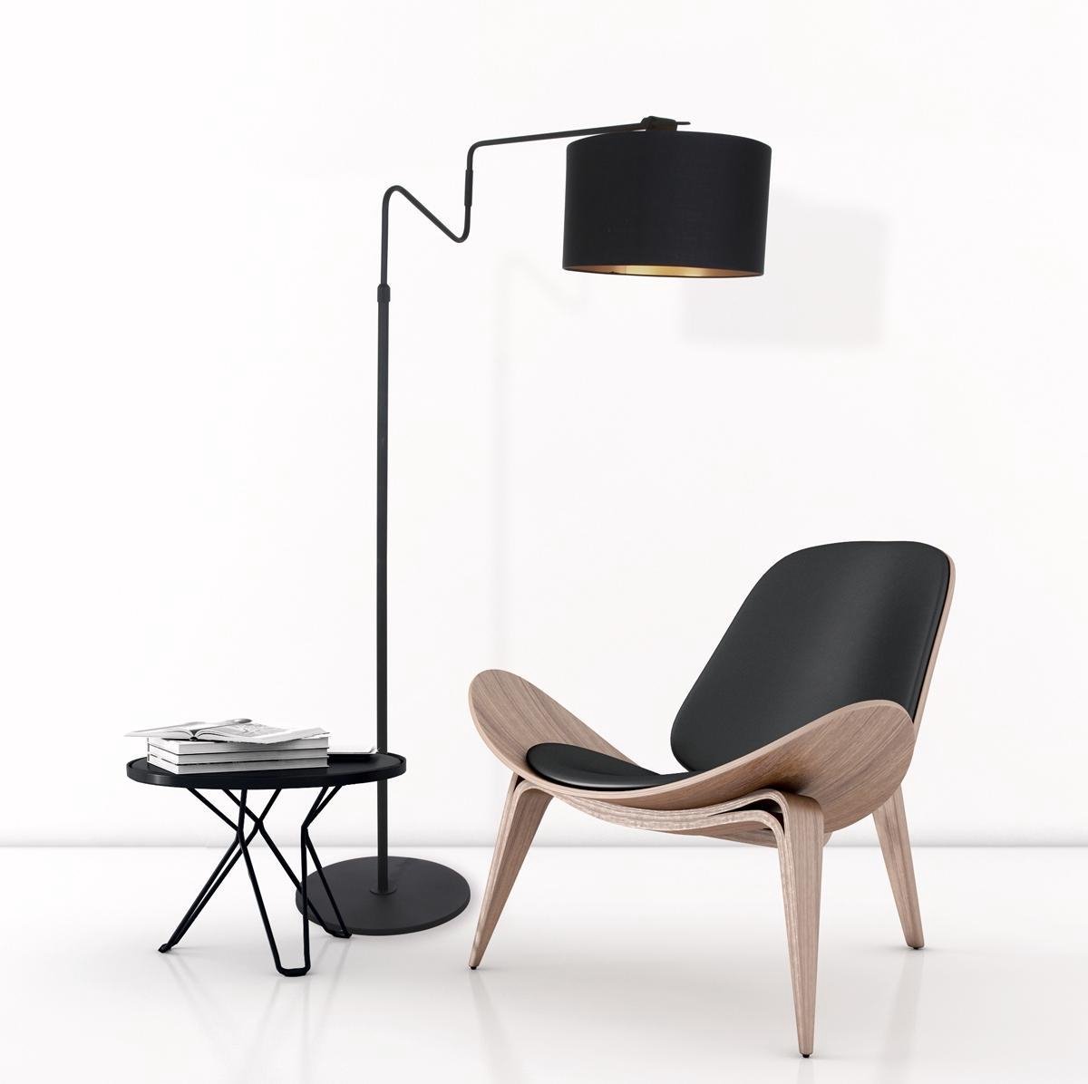 Steinhauer Vloerlamp Linstrom 2132zw - Zwart