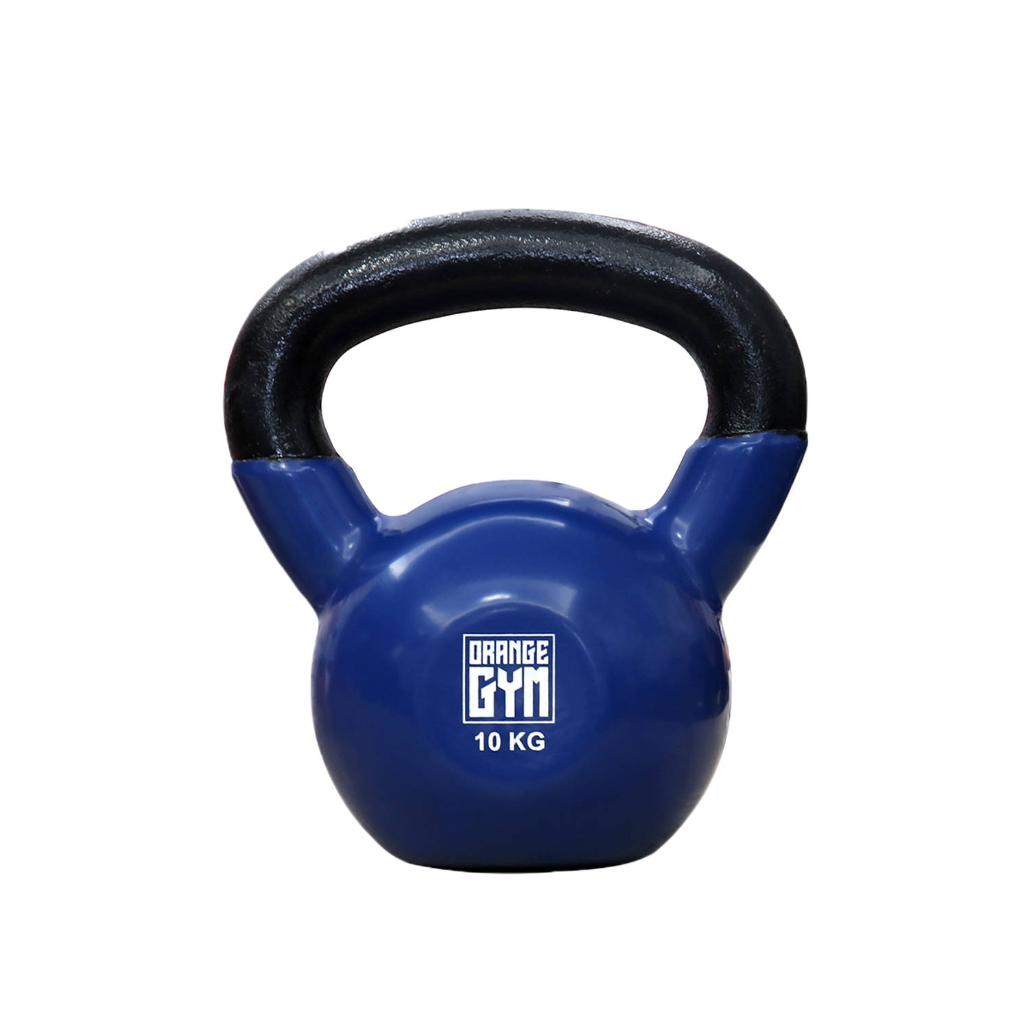 Orange Gym - Vinyl Kettlebell - 10kg - Blauw