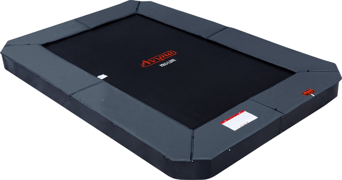 Avyna Avyna Pro-line Flatlevel Trampoline 238 - 380x255cm - (Avgr-238-fl) - Grijs