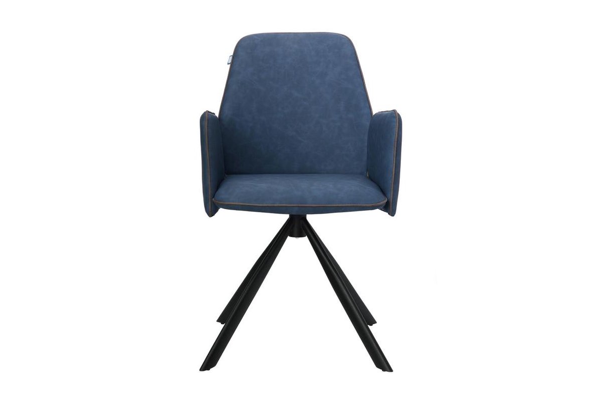 Feel Furniture - Eetkamerstoel - Vince - - Blauw