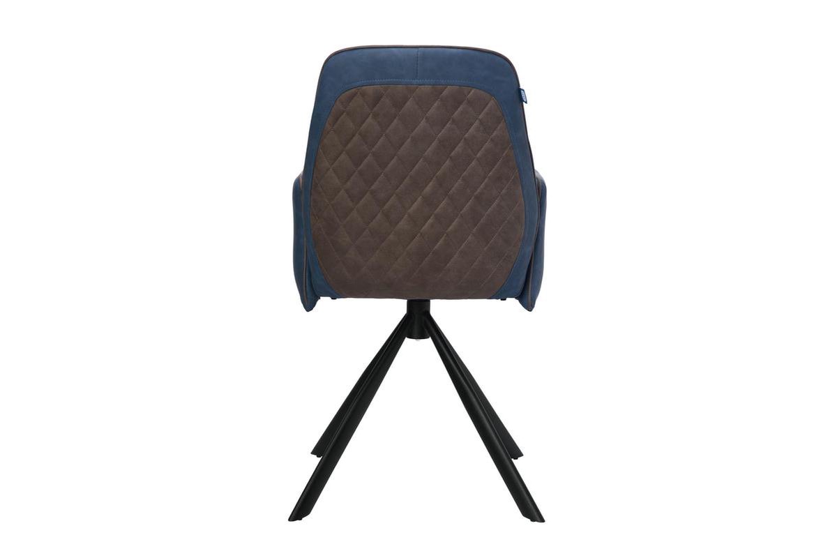 Feel Furniture - Eetkamerstoel - Vince - - Blauw