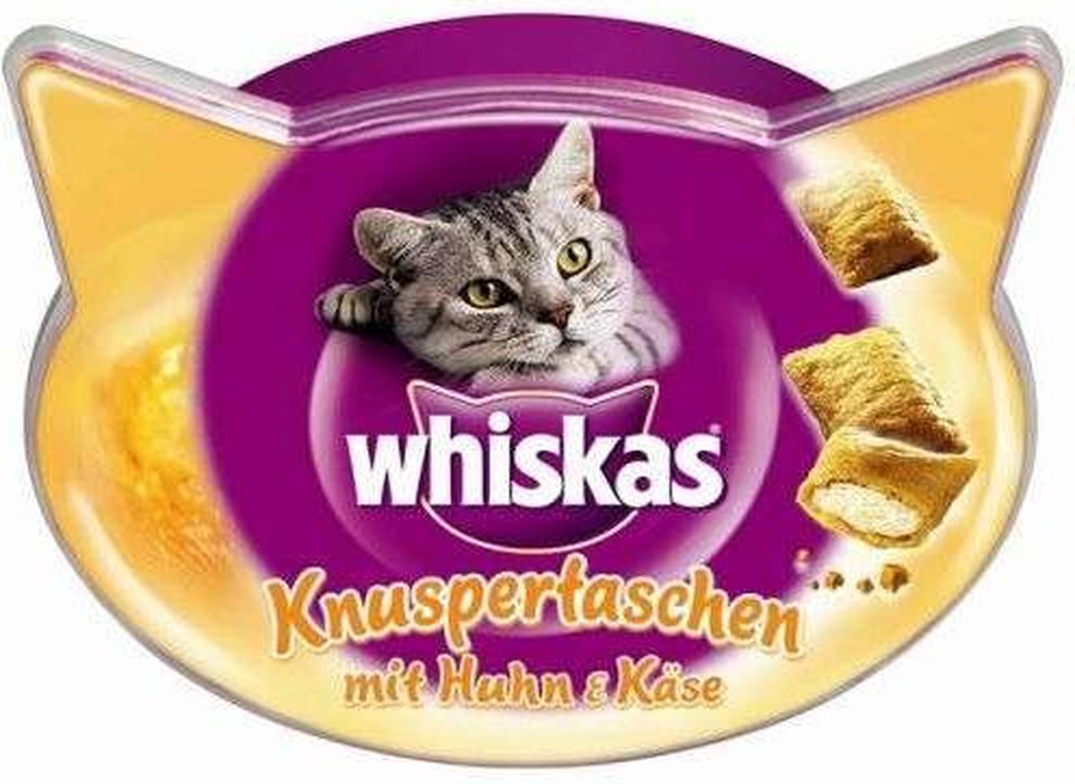 Whiskas Temptations 60 g - Kattensnack - Kip&Kaas