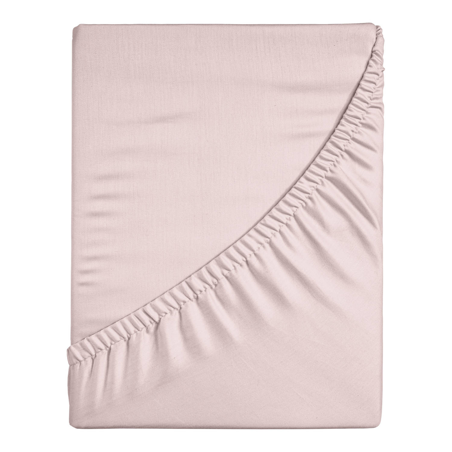 Ten Cate Premium 100% Katoen Satijnen Hoeslaken - 180x200 - Blush - Roze