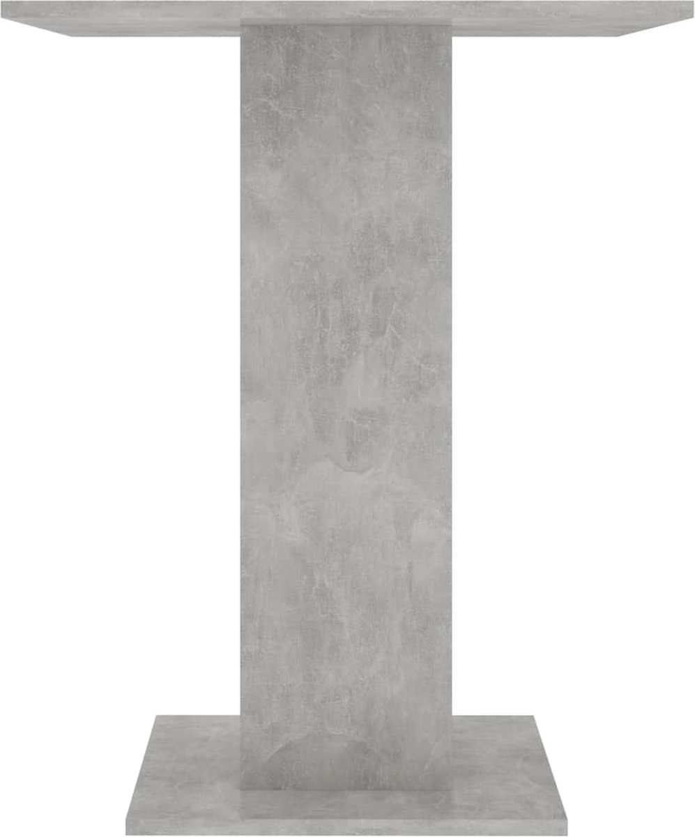 Vidaxl Bistrotafel 60x60x75 Cm Spaanplaat Beton - Grijs