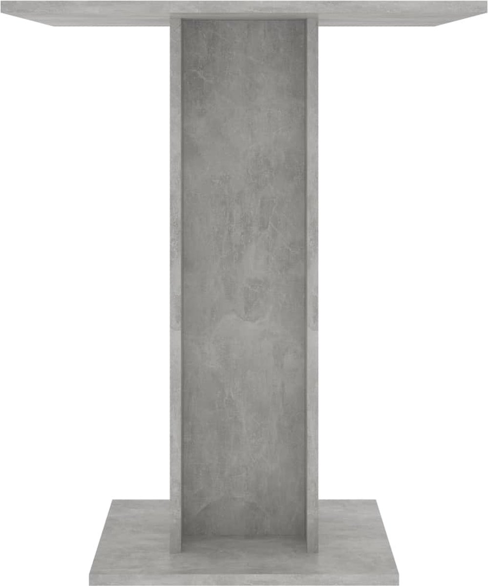Vidaxl Bistrotafel 60x60x75 Cm Spaanplaat Beton - Grijs
