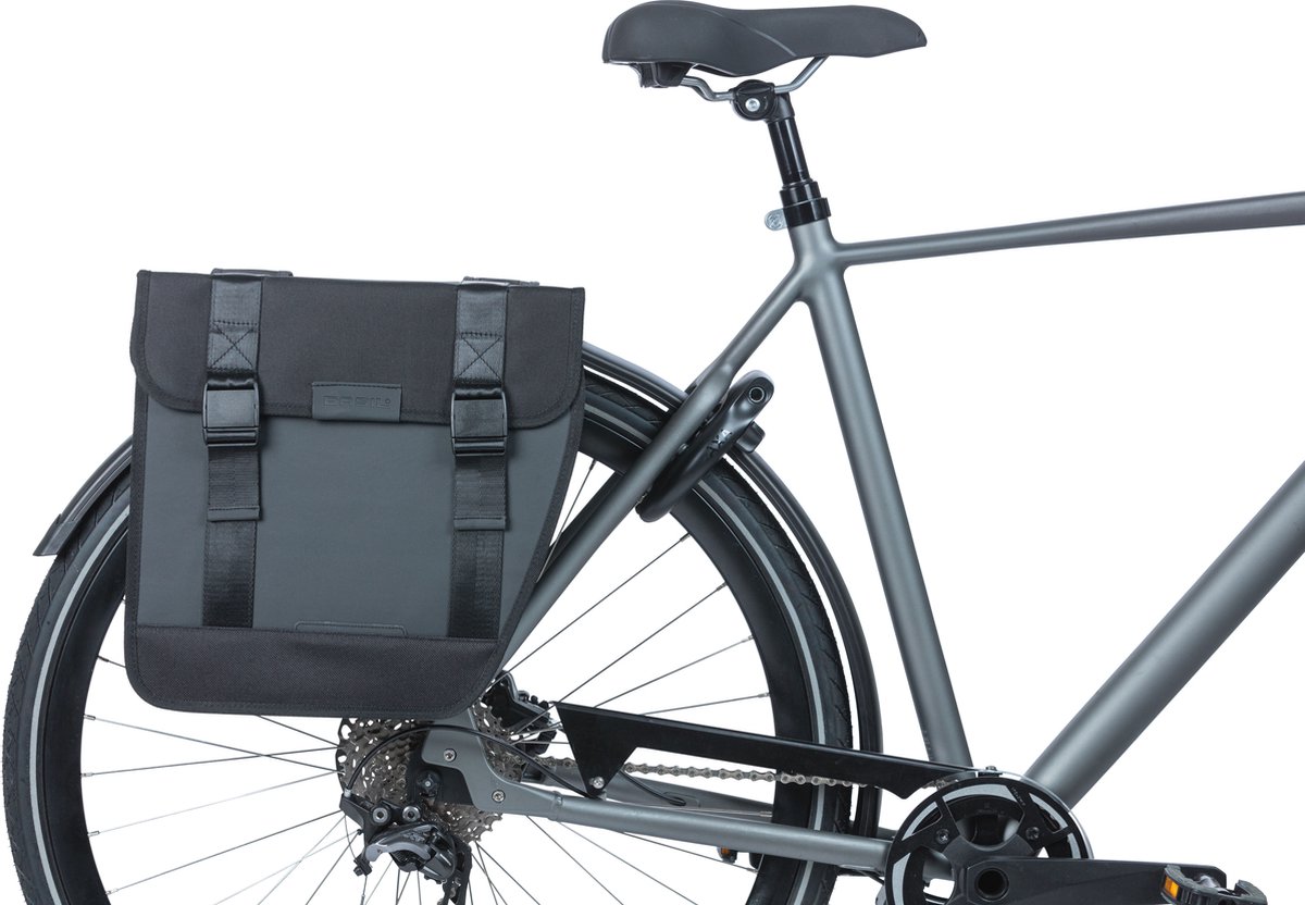 Basil Dubbele Fietstas Tour Waterproof 28l - - Zwart