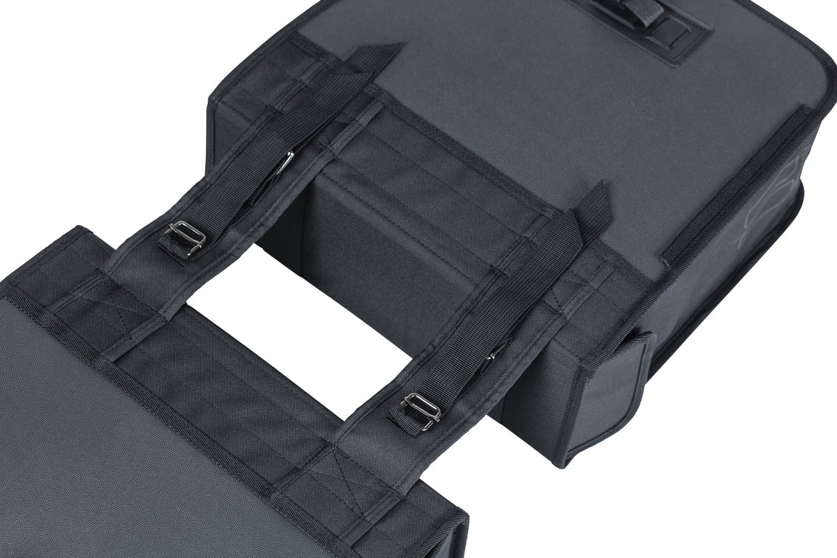 Basil Dubbele Fietstas Tour Waterproof 28l - - Zwart