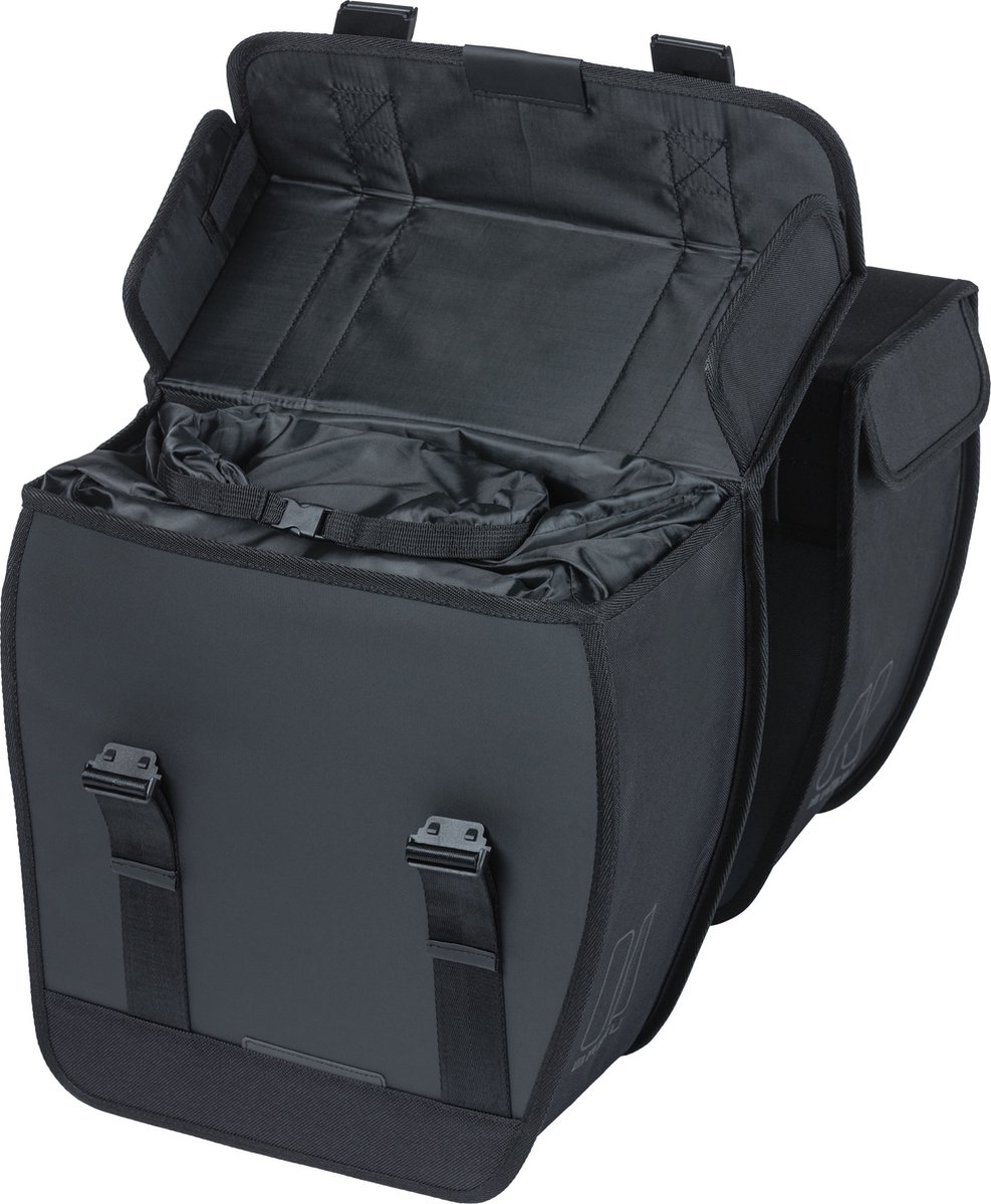 Basil Dubbele Fietstas Tour Waterproof Xl 35l - - Zwart