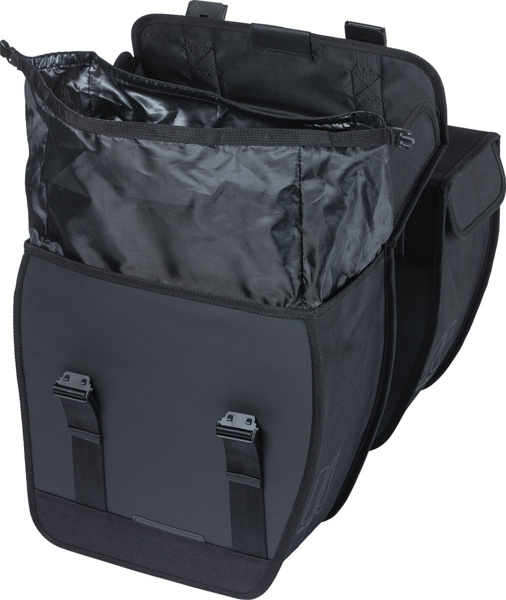 Basil Dubbele Fietstas Tour Waterproof Xl 35l - - Zwart