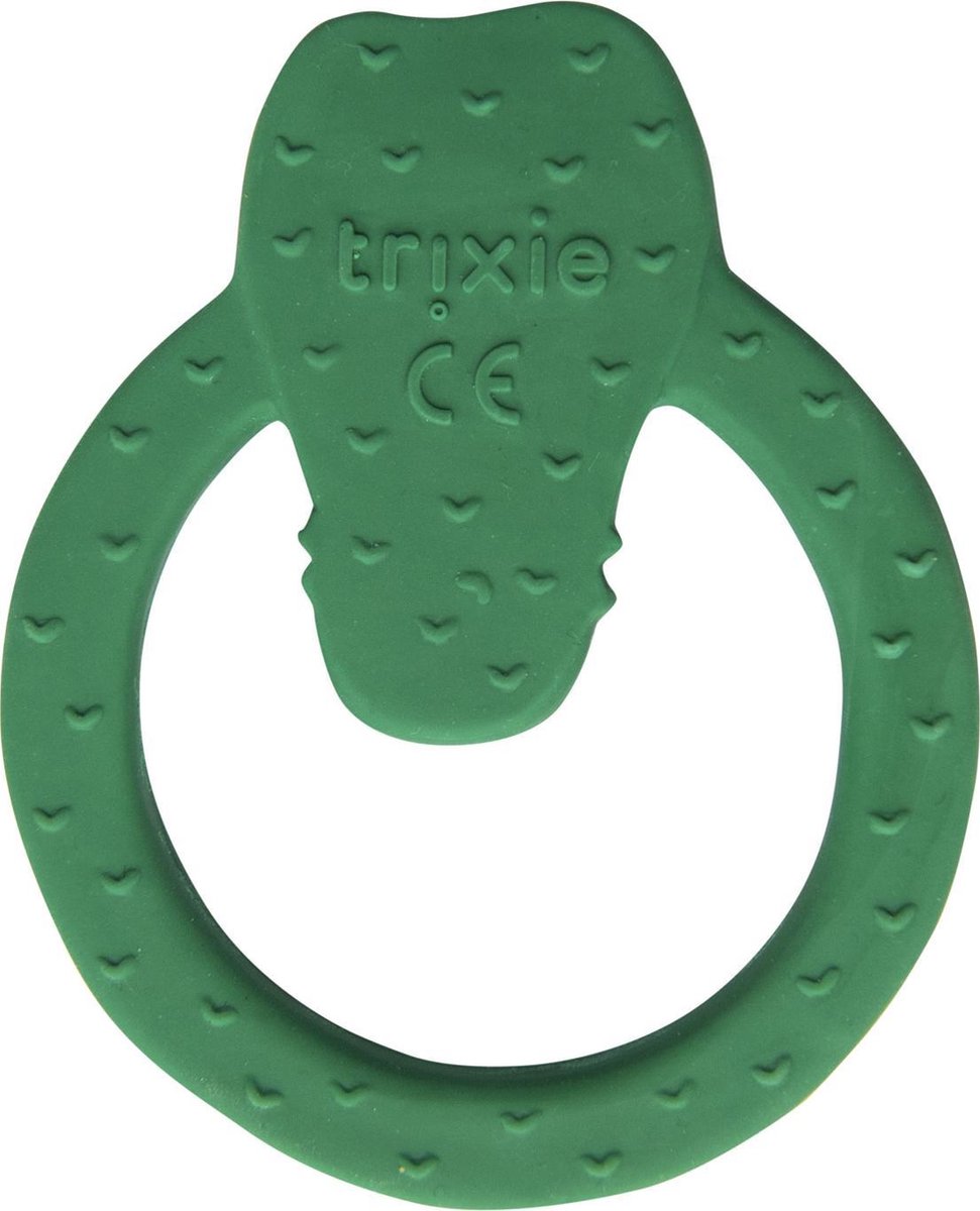 Trixie Bijt- En Badring Mr. Crocodile Junior 12 Cm Rubber - Groen