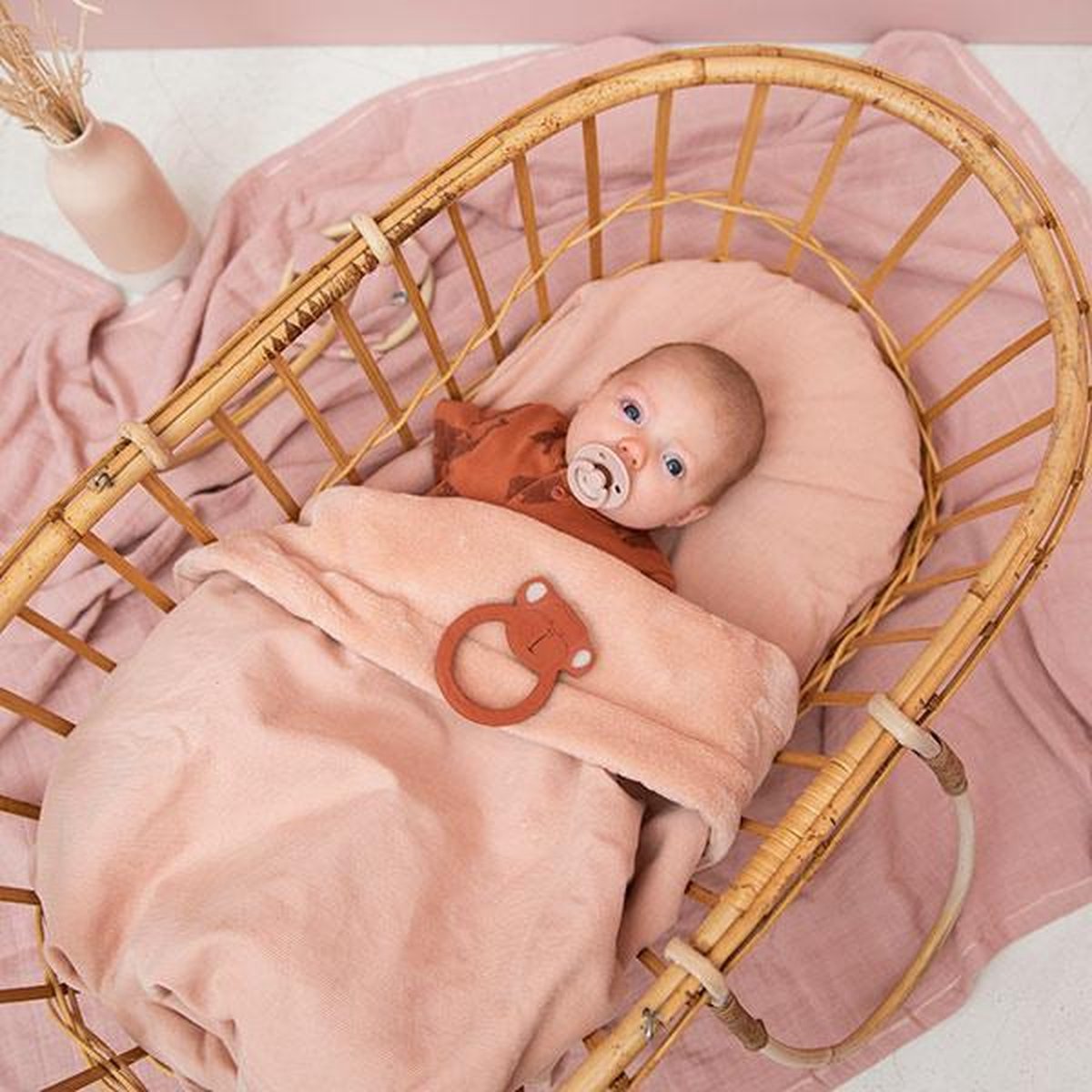 Trixie Bijt- En Badring Mr. Monkey Junior 12 Cm Rubber - Bruin