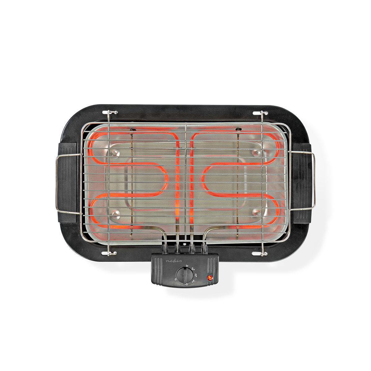 Nedis Elektrische Bbq 0.90 M - Zwart