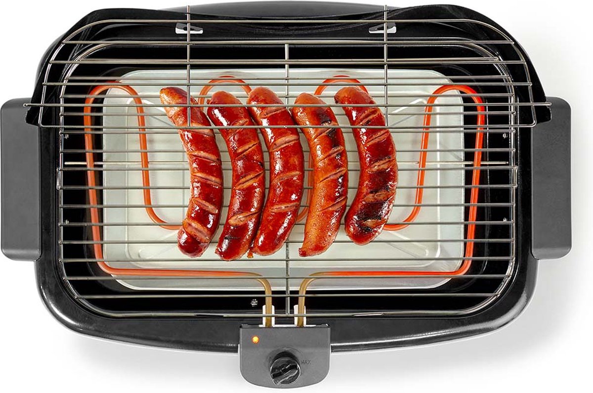 Nedis Elektrische Bbq 0.90 M - Zwart